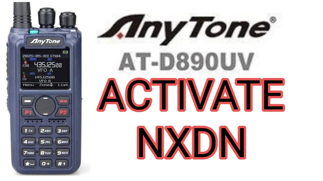 Add NXDN to Anytone D890UV
