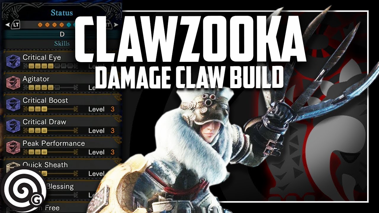 CLAWZOOKA - Clutch Claw MAIN Build (Damage Build) | MHW Iceborne
