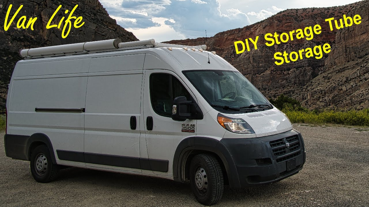 Van Life : How to make storage tubes.