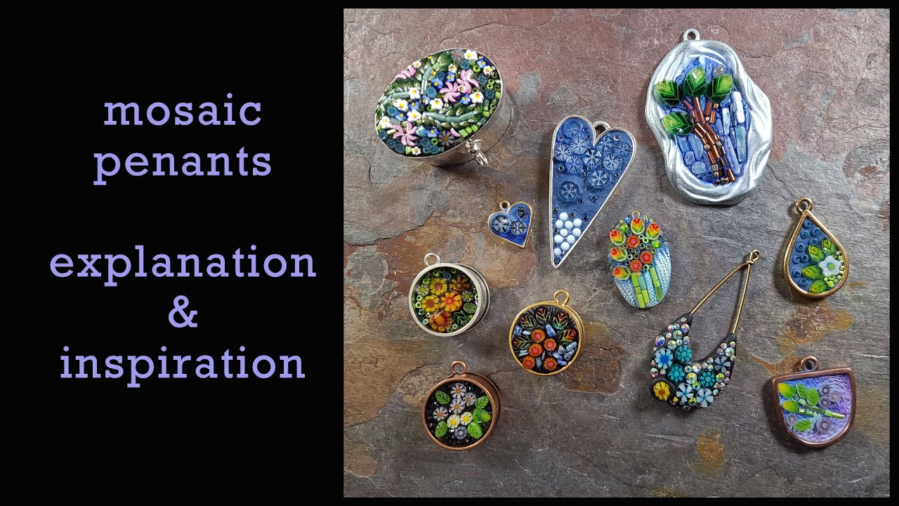 How to make mosaic pendants: some inspiration & explanation