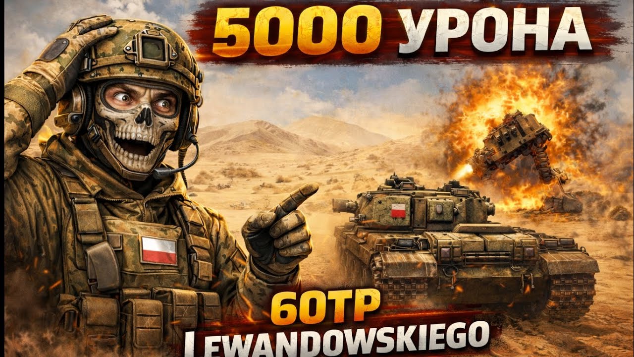 5000 УРОНА НА 60TP LEWANDOWSKIEGO МОЯ НАЙКРАЩА КАТКА НА 60ТП