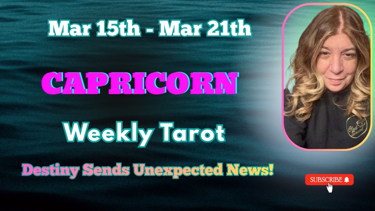 КОЗЕРОГ ♑ Судьба посылает неожиданные новости! 15-21 марта - Еженедельный Таро