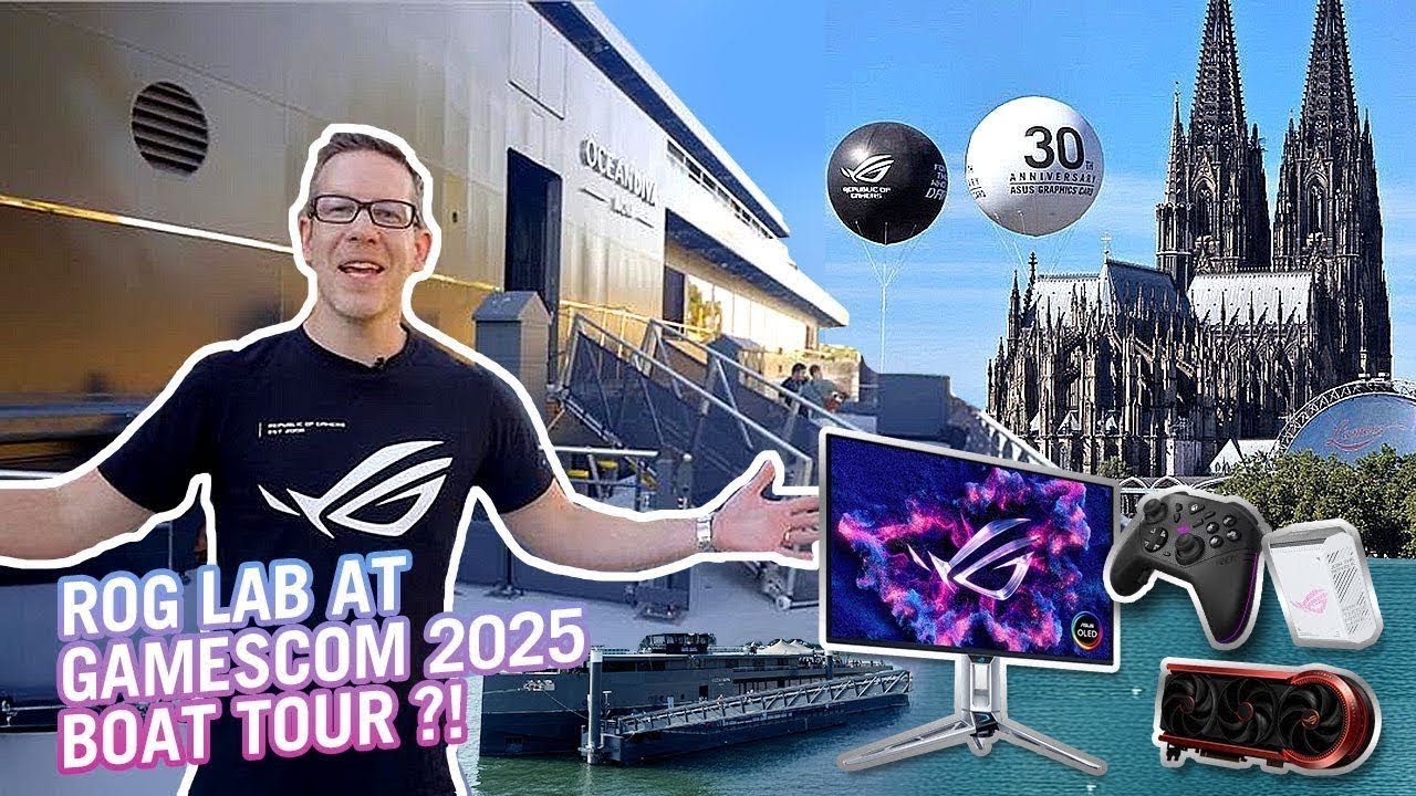 🚀 Inside the ROG Lab at Gamescom 2025 | Full Booth Tour