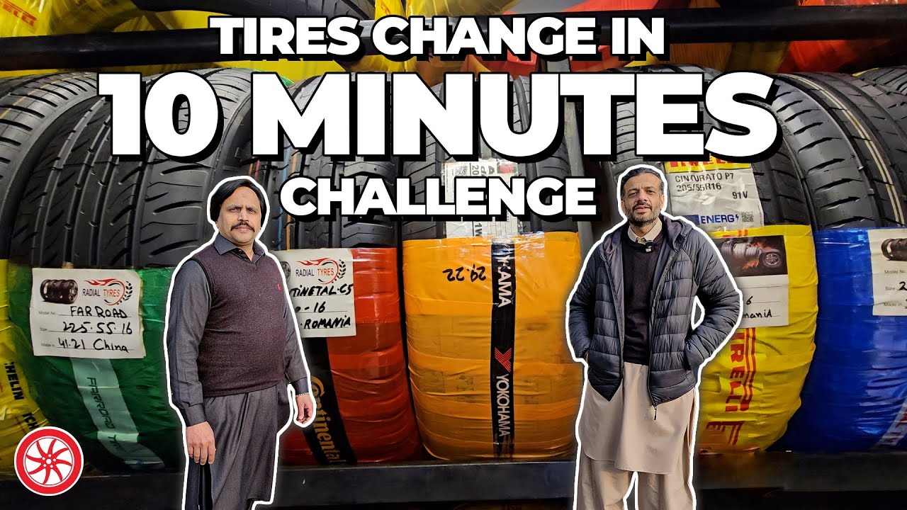 10 minute tire change challenge