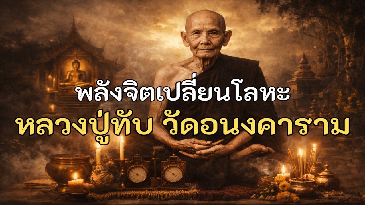 หลวงปู่ทับ วัดอนงค์ ตำนานเมฆสิทธิ์พลิกชีวิต เล่นแร่แปรธาตุสยบดวงร้าย พุทธคุณอมตะแห่งคลองสาน