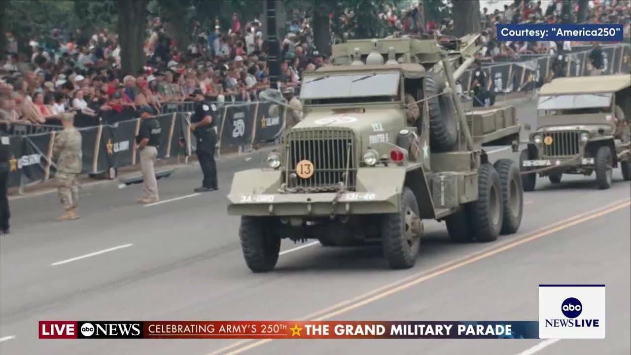 Washington D.C. military parade is estimated to cost up to $45 million as tanks hit the streets