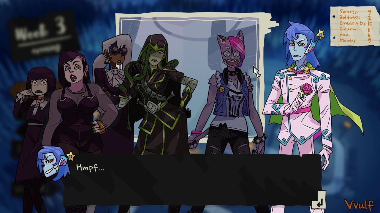 Monster prom- Valerie Oberlin (shop keeper) ending