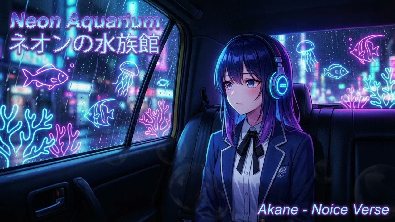 【Original】Neon Aquarium (ネオンの水族館)｜🎤Akane  Midnight City Pop & Chill Vibes / 深夜2時、都会は水槽になる。