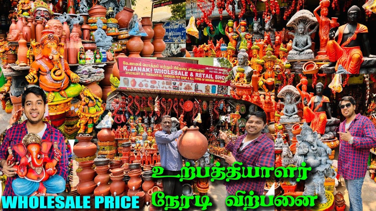 Janaki Pot Shop | Mud Vessel Store | Organic Cookware/Clay Pots in Chennai/மண் பாத்திரங்கள்@CHENNAI