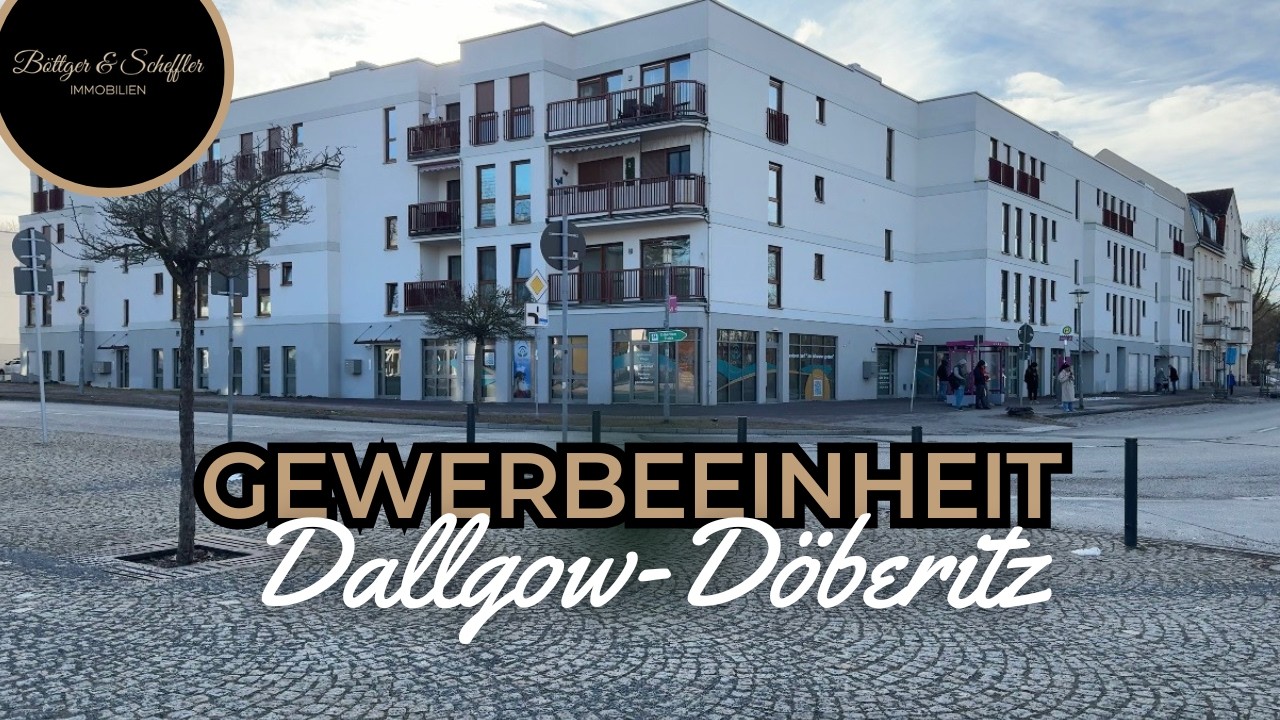 Moderne Gewerbeeinheit in zentraler Lage von Dallgow-Döberitz (Sichtbarkeit trifft Bahnhofsnähe!)