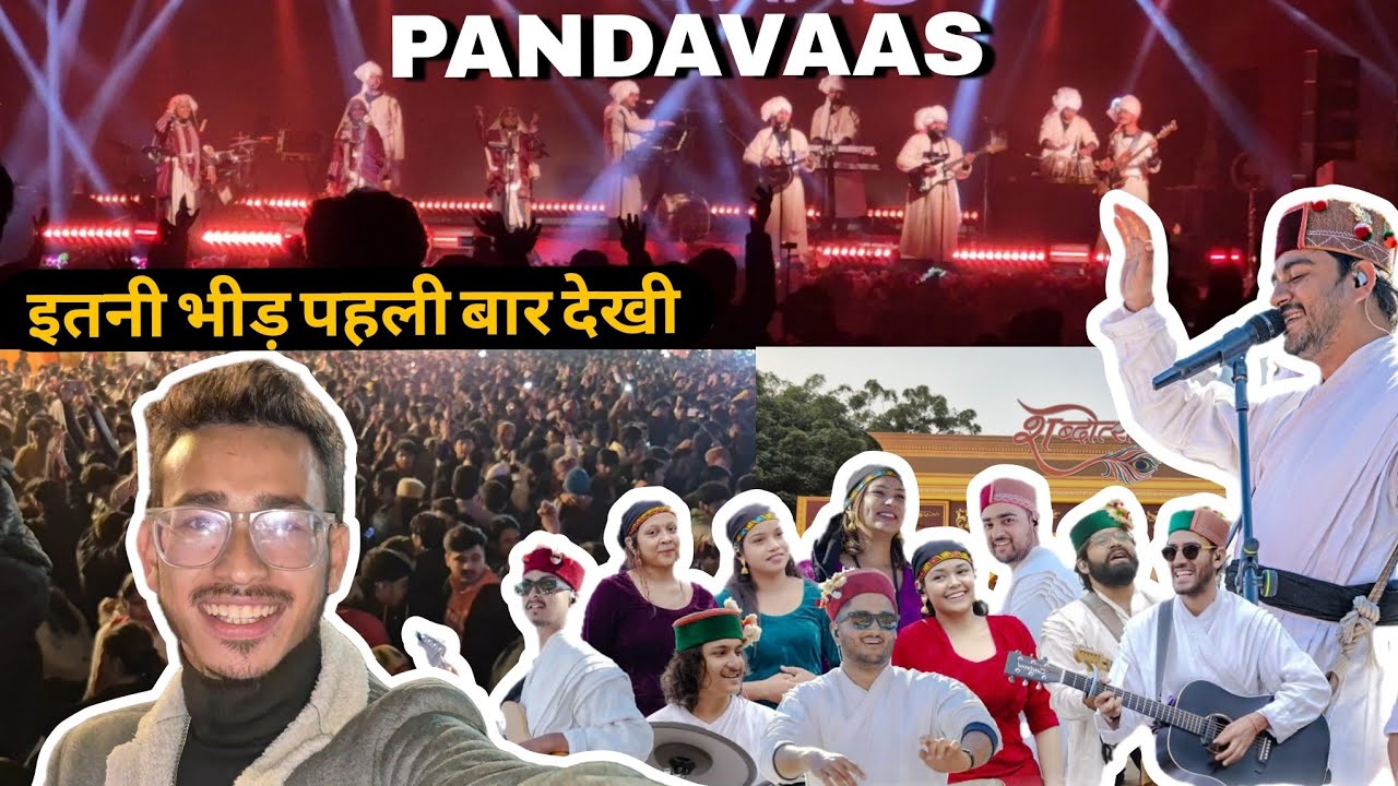 पहली बार PANDAVAAS ka live Show देखने हजारों की बीड़ पहुंची || @NegiFamily 