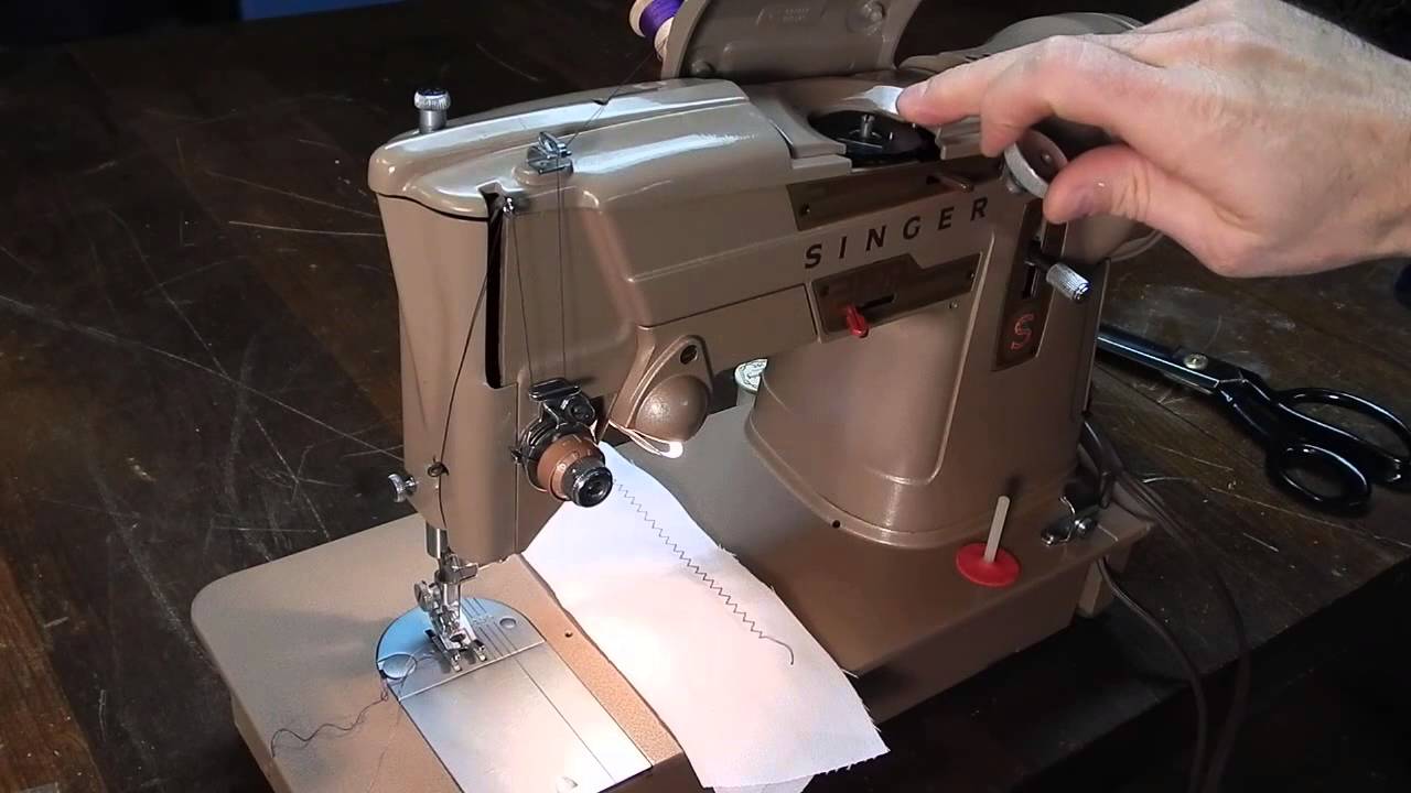 Singer 328K Threading Bobbin Winding Fashion Disc Cam Zig Zag Stitch Width Length