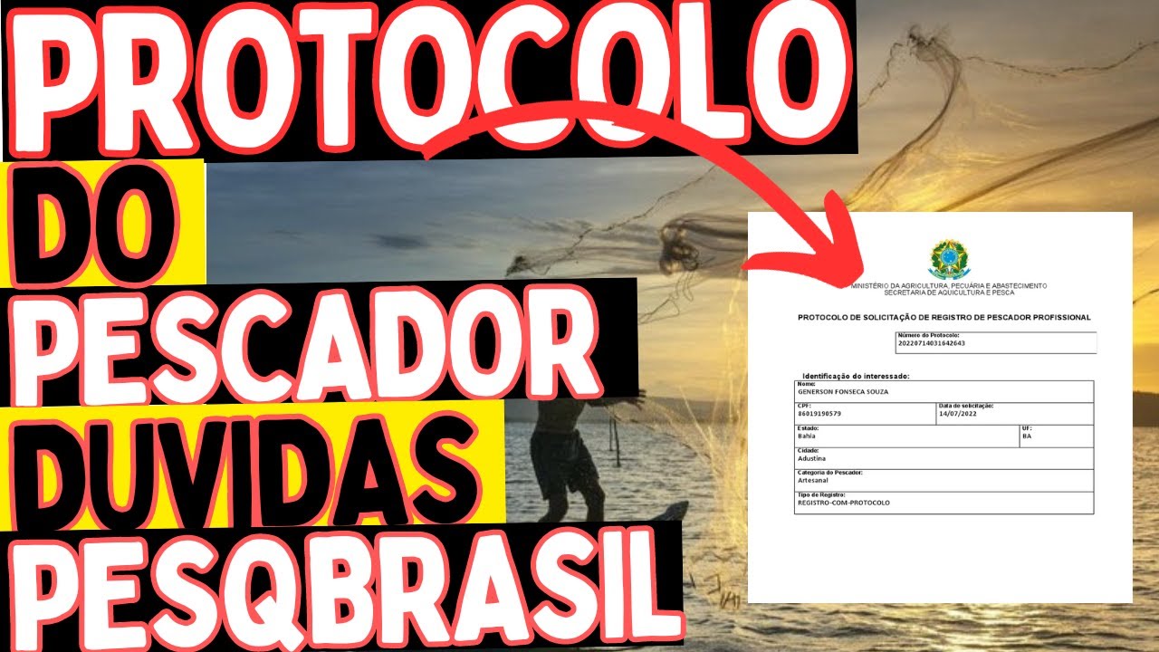PROTOCOLO DO PESCADOR VOCÊ PRECISA SABER