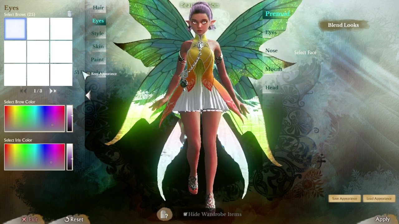 Archemist AAemu: Fairy race animations and customizing