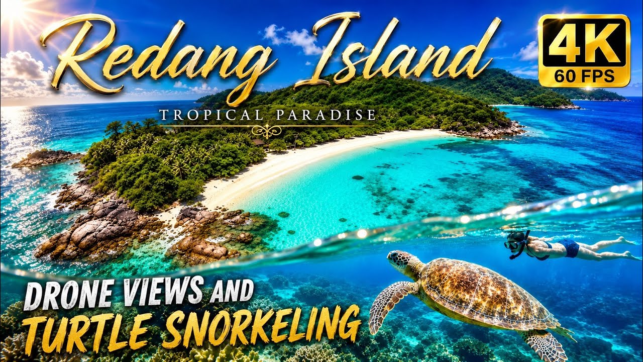 Redang Island Malaysia 4K Drone Video | Most Beautiful Beaches & Crystal Clear Water