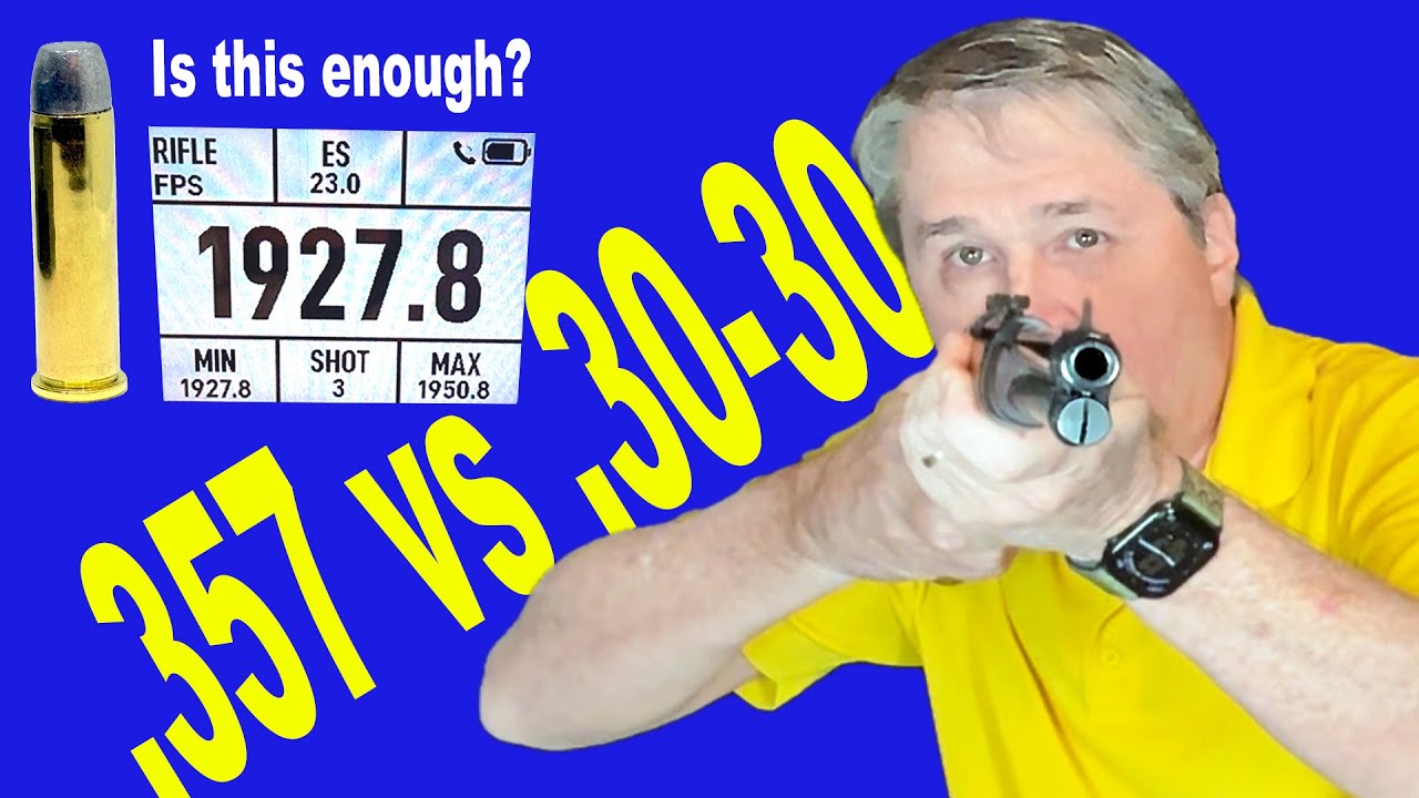 Может ли винтовка .357 Lever Gun сравниться по мощности с .30-30? Я проверил это на деле.