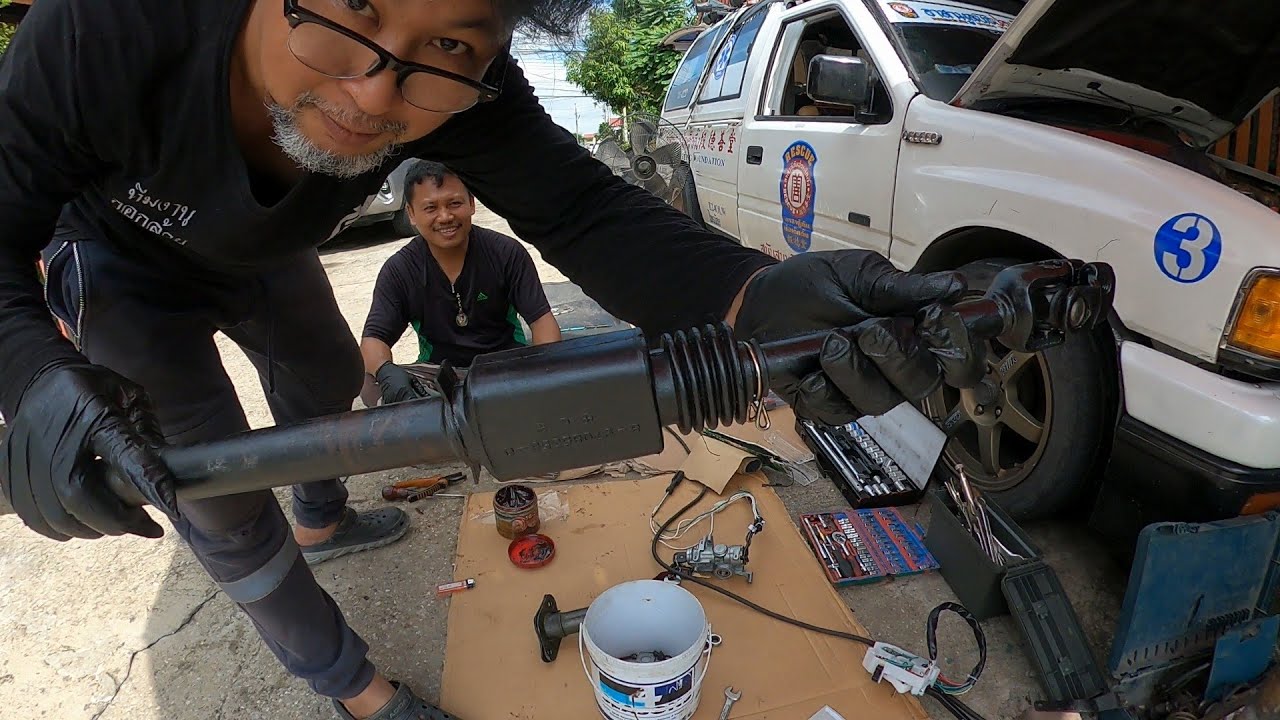 ติดตั้งพวงมาลัยไฟฟ้าอีซูซุTFR ปี87 ด้วยตัวเอง