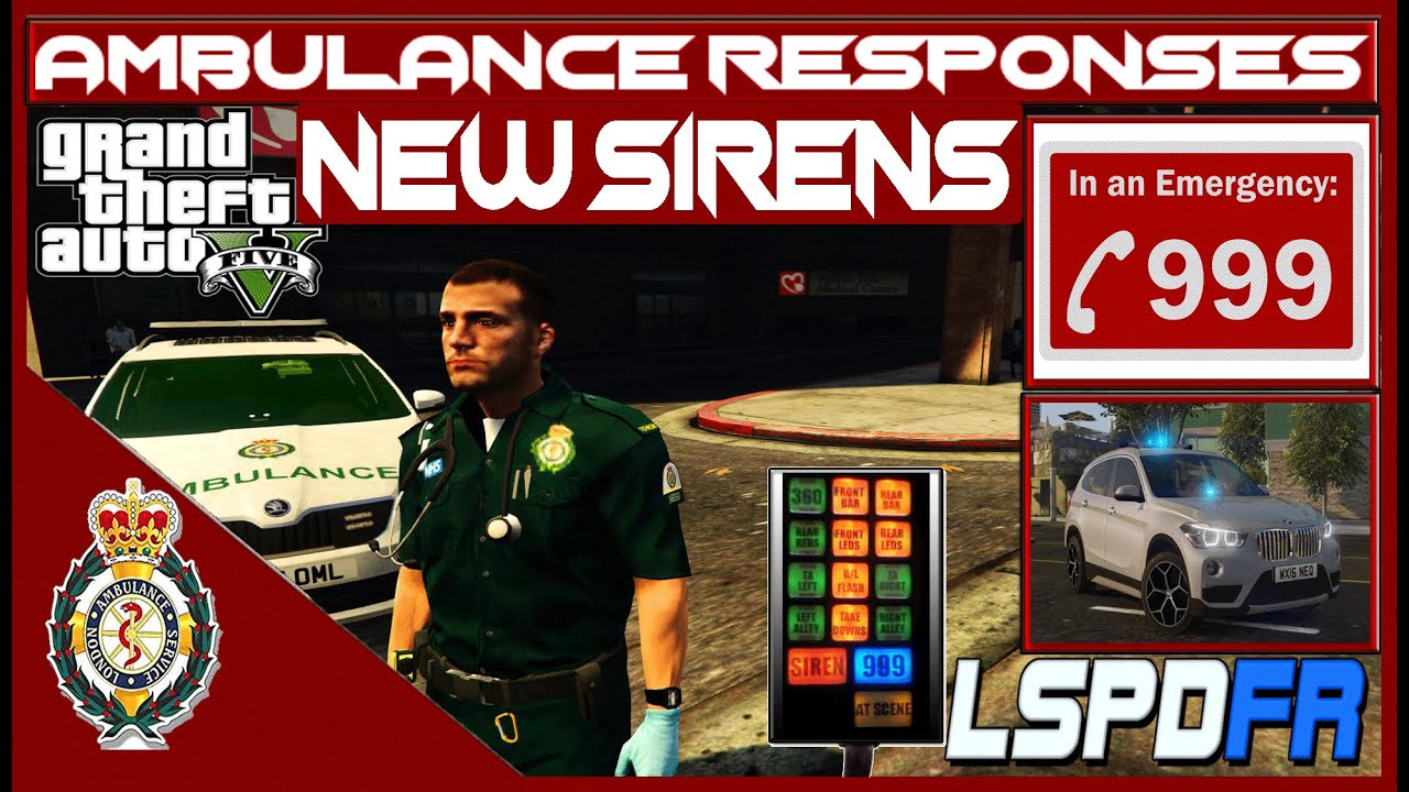 GTA V - Blue Light Responses | Most Realistic British LSPDFR Setup | 999 Controller