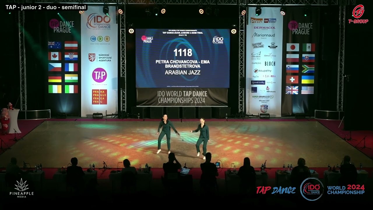 T-Group | BRANDŠTETROVÁ + CHOVANCOVÁ | Juniors 2 Duo | IDO World Tap Dance Championship 2024