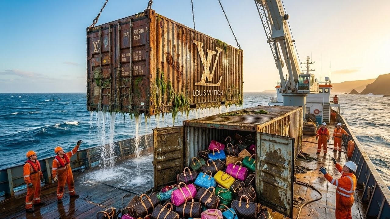 100000000 Louis Vuitton Chest Found on the Ocean Floor