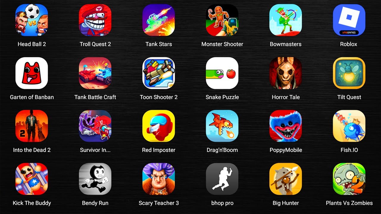 Roblox,Police Family Escape,Beach Buggy Racing,Supreme Duelist,Save The Fish,Head Ball 2,Dark Riddle