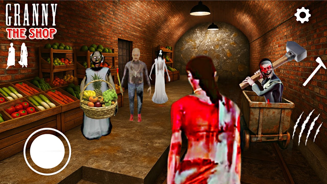 PLAYING AS KAMLA AND EVIL NUN IN GRANNY THE SHOP || SECRET SUBWAY ESCAPE 