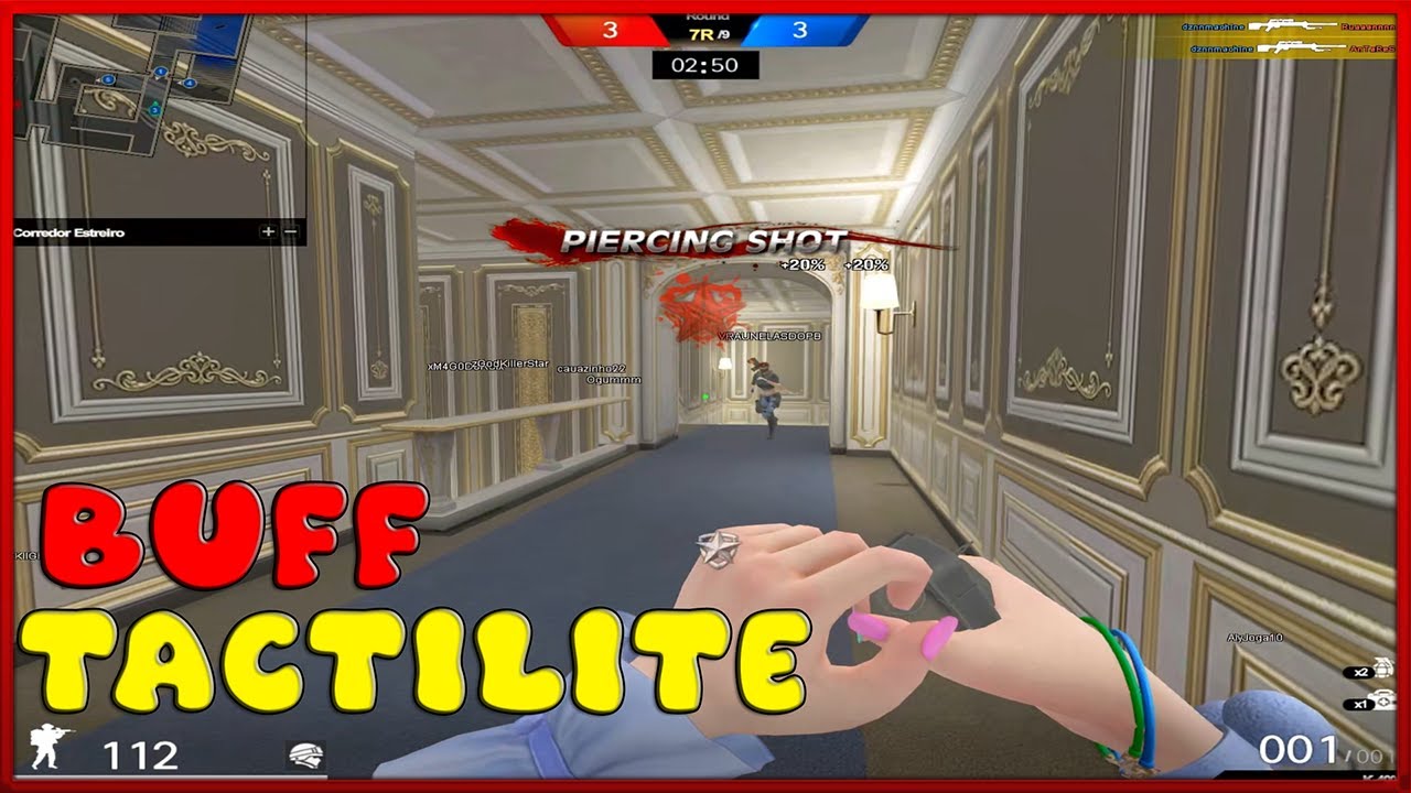 BUFF DA TACTILITE AGR NÃO TECA MAIS  (Piercing Shot) -  POINT BLANK