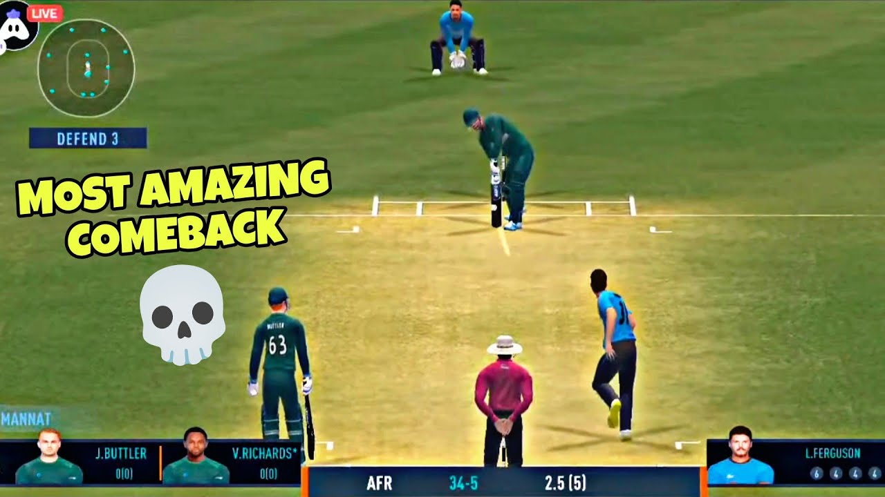What A High Scoring Thriller Match Till The Last Ball Against Legend Mannat #realcricket