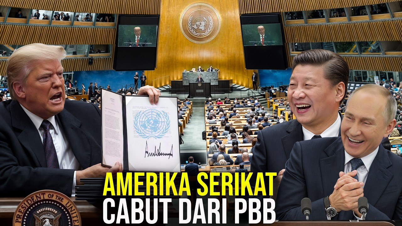 TRUMP BUKA PINTU KIAMAT!? AS Keluar dari Puluhan Badan PBB & Non-PBB, Organisasi Internasional Retak