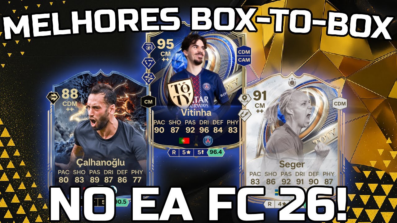 EA FC 26 - Melhores Meio Campistas (Box-to-Box) ATUALIZADO por Faixa de Preço no Ultimate Team