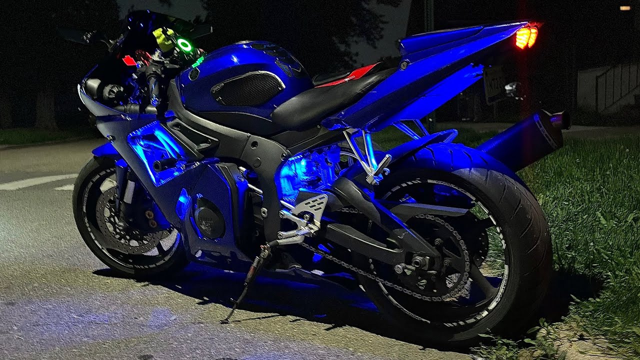 How to install underglow lights on a motorcycle