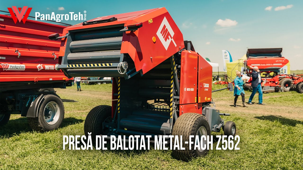 Prezentare  Presa de balotat METAL FACH Z562 legare plasa si sfoara