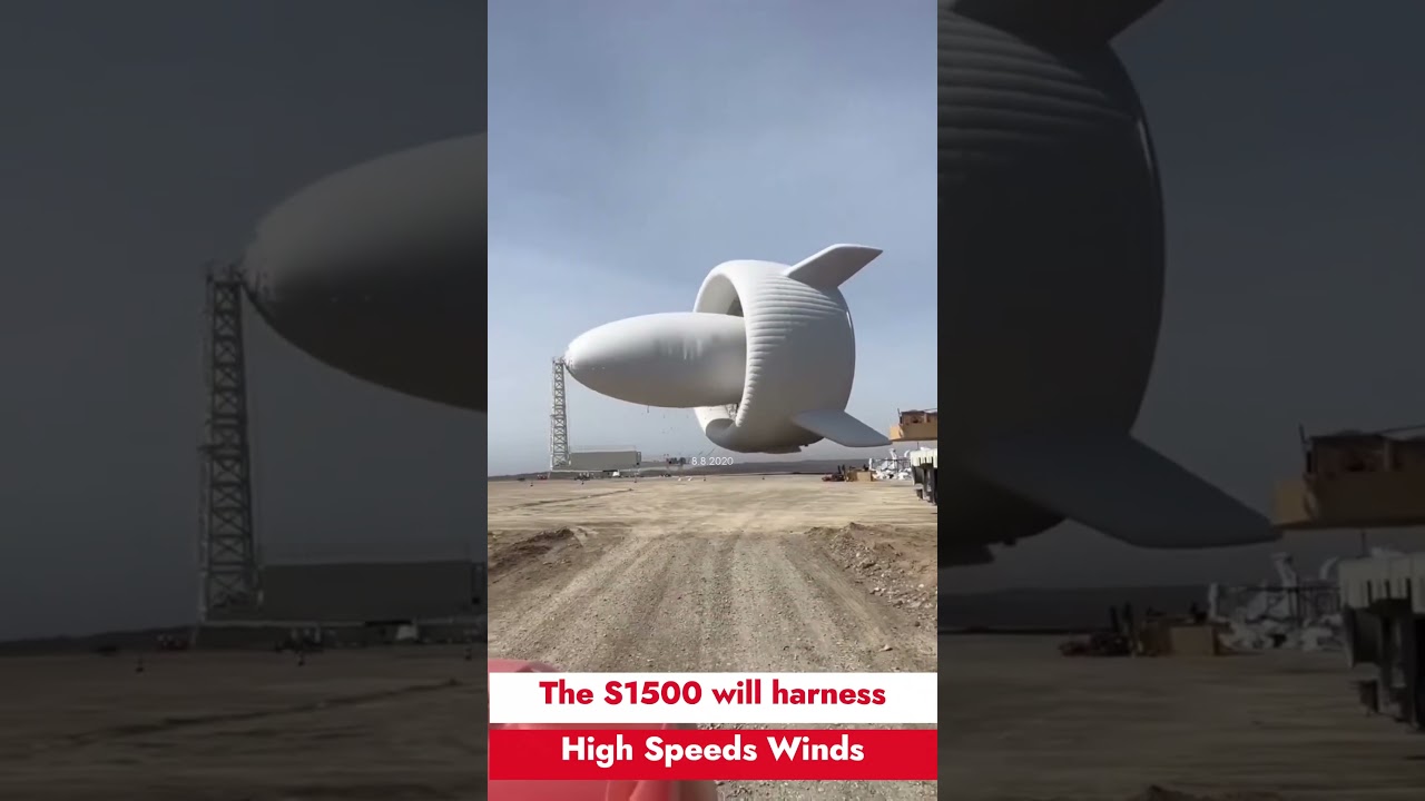 Largest Airborne wind turbine in the world #sustainability