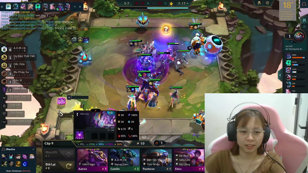 Girl TFT on stream/tftactics | TFT | DTCL| farm RANK  TFT  Set 8.5 EP 46