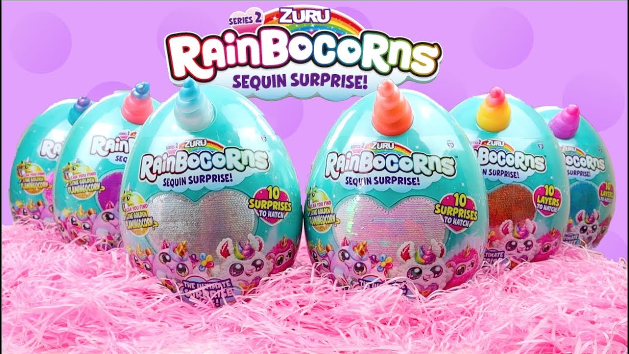 Rainbocorns Series 2 Ultimate Sequin Surprise plush Toys
