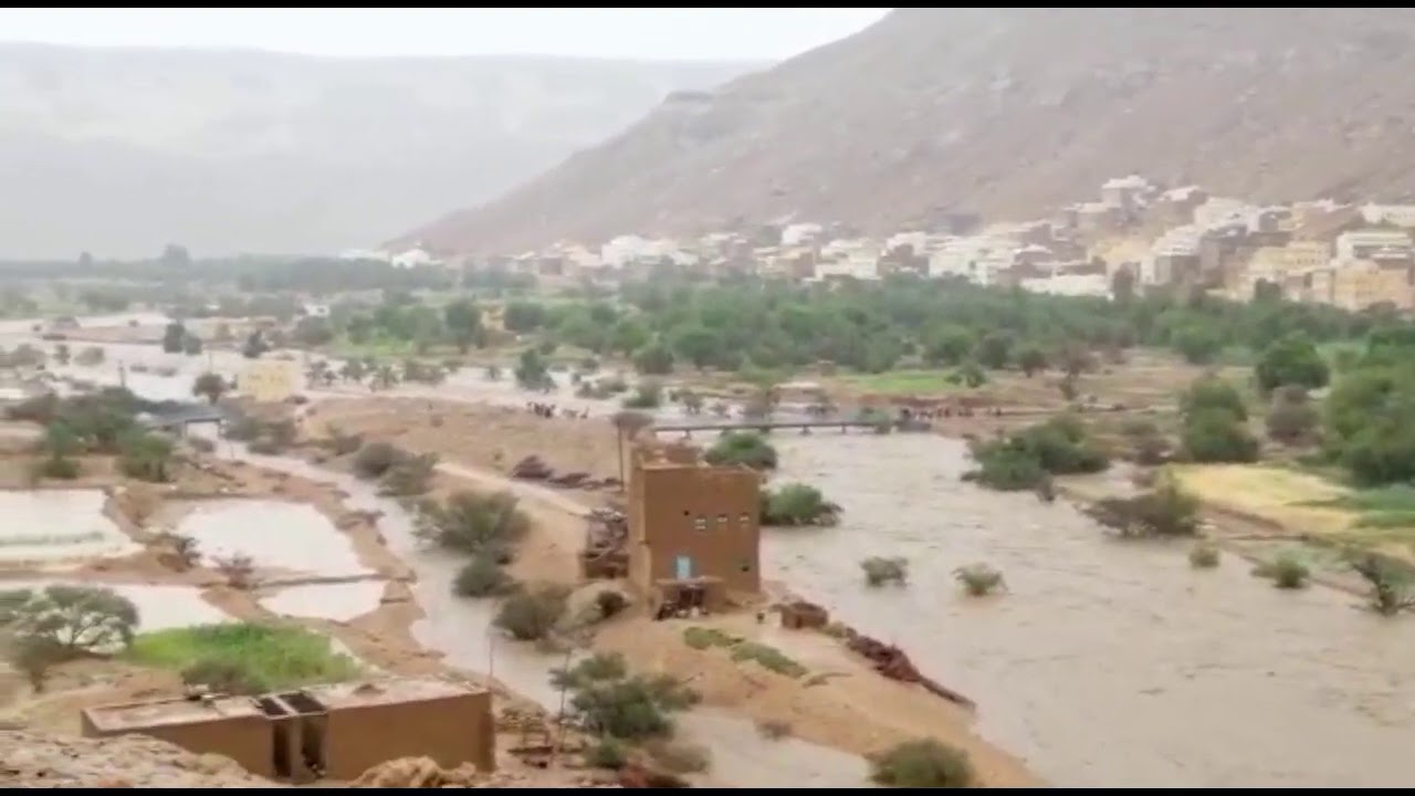سيل قيدون  مديرية دوعن شهر شوال