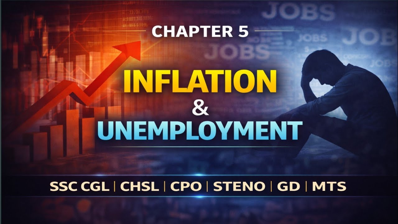 Economics for SSC exams 2026 | Inflation and Unemployment | #sscgd #ssccgl 