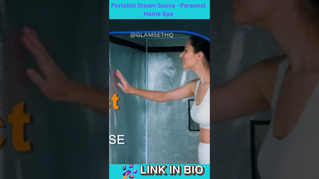 SereneLife SLISAU35BK Full Size Portable Steam Sauna &ndash;Personal Home Spa