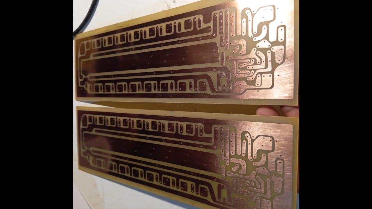 revelado de PCB método del vinil 😲🔊🔊