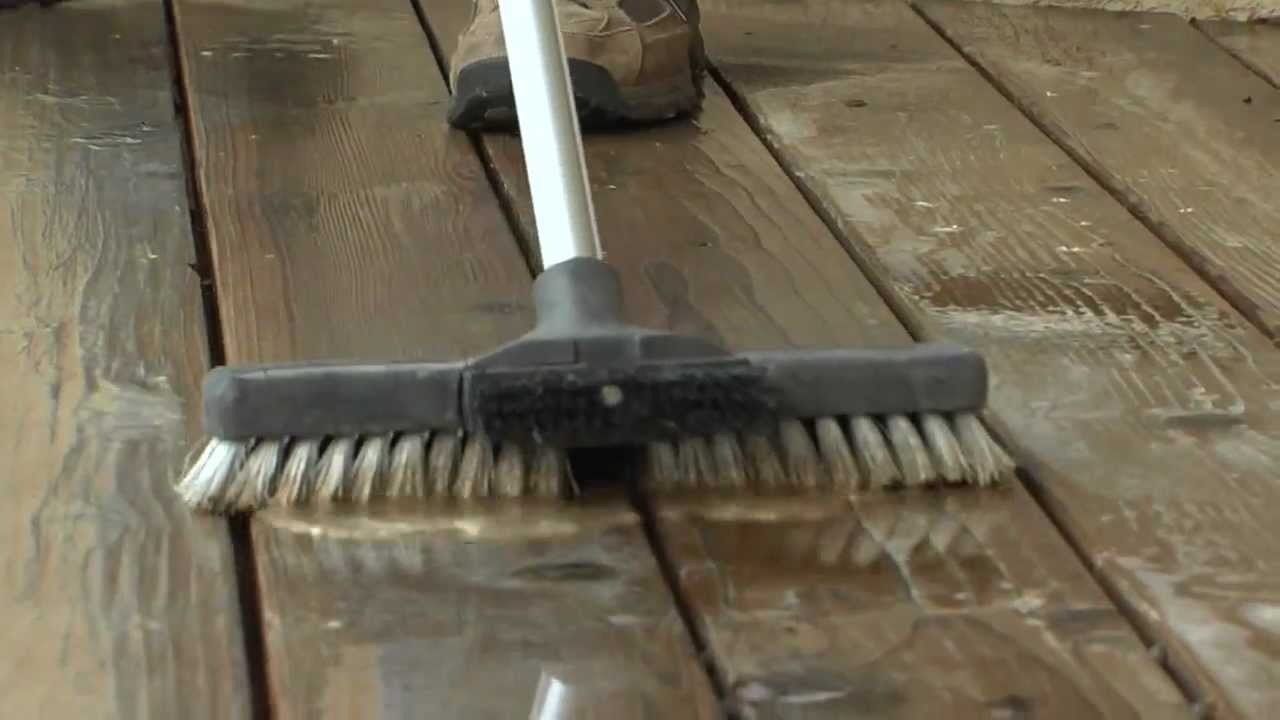 How to clean and stain a wood deck with Messmer's products