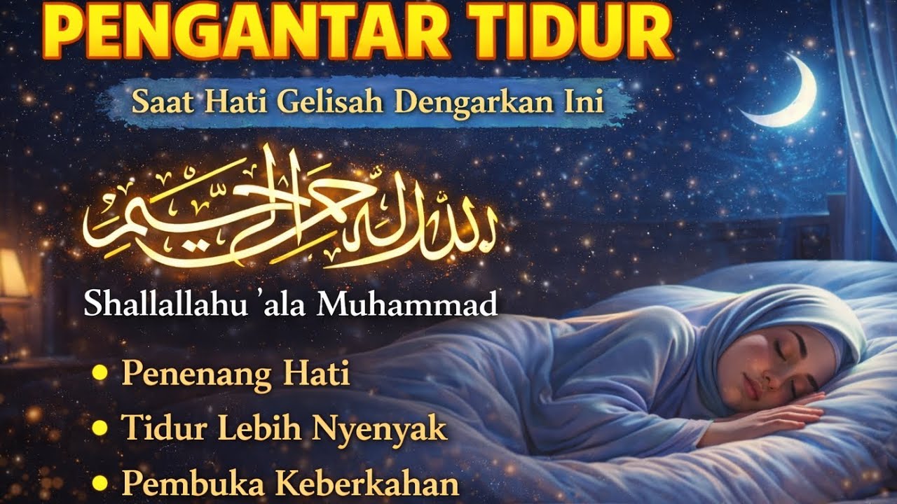 Sulit Tidur? Dengarkan 11 Shalawat Penenang Hati Ini