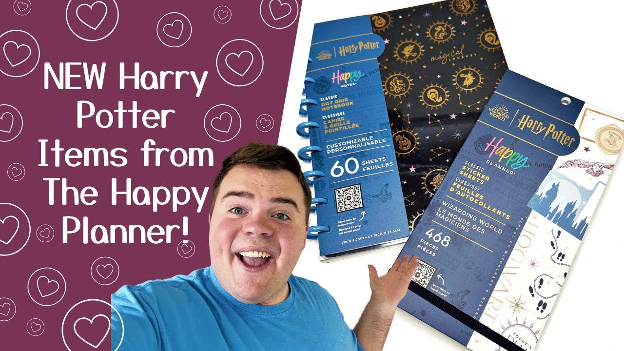 NEW Harry Potter Items From The Happy Planner Winter Release