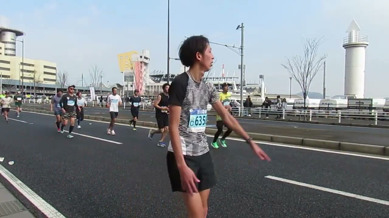 北九州ﾏﾗｿﾝ　約20 6ｋｍ付近　2026 2 15　10：45～