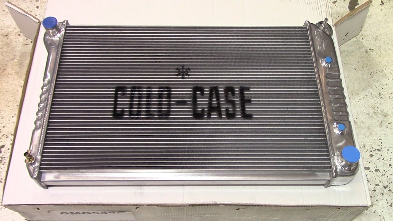 Cold Case Aluminum Radiator for G-Body!! 1987 Olds 442: Video 55