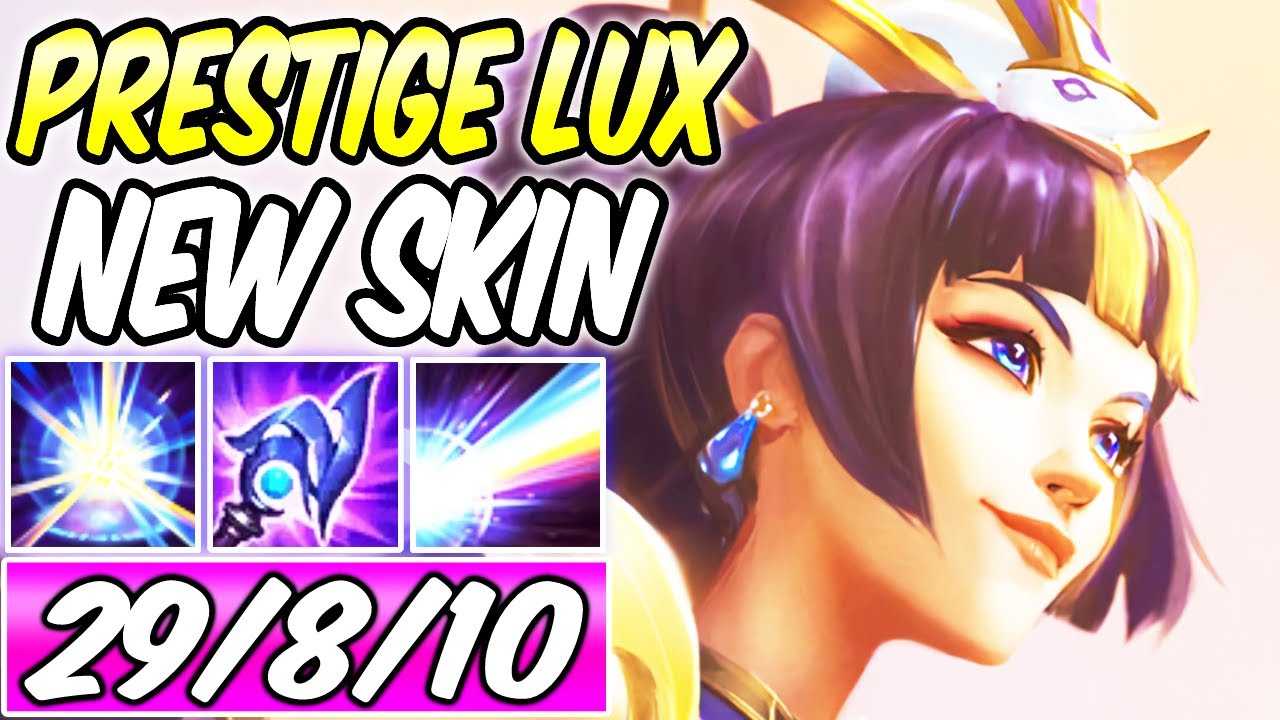 *29 KILLS* CLEAN PRESTIGE LUX PORCELAIN MID FULL AP GAMEPLAY | Build & Runes S12 | League of Legends