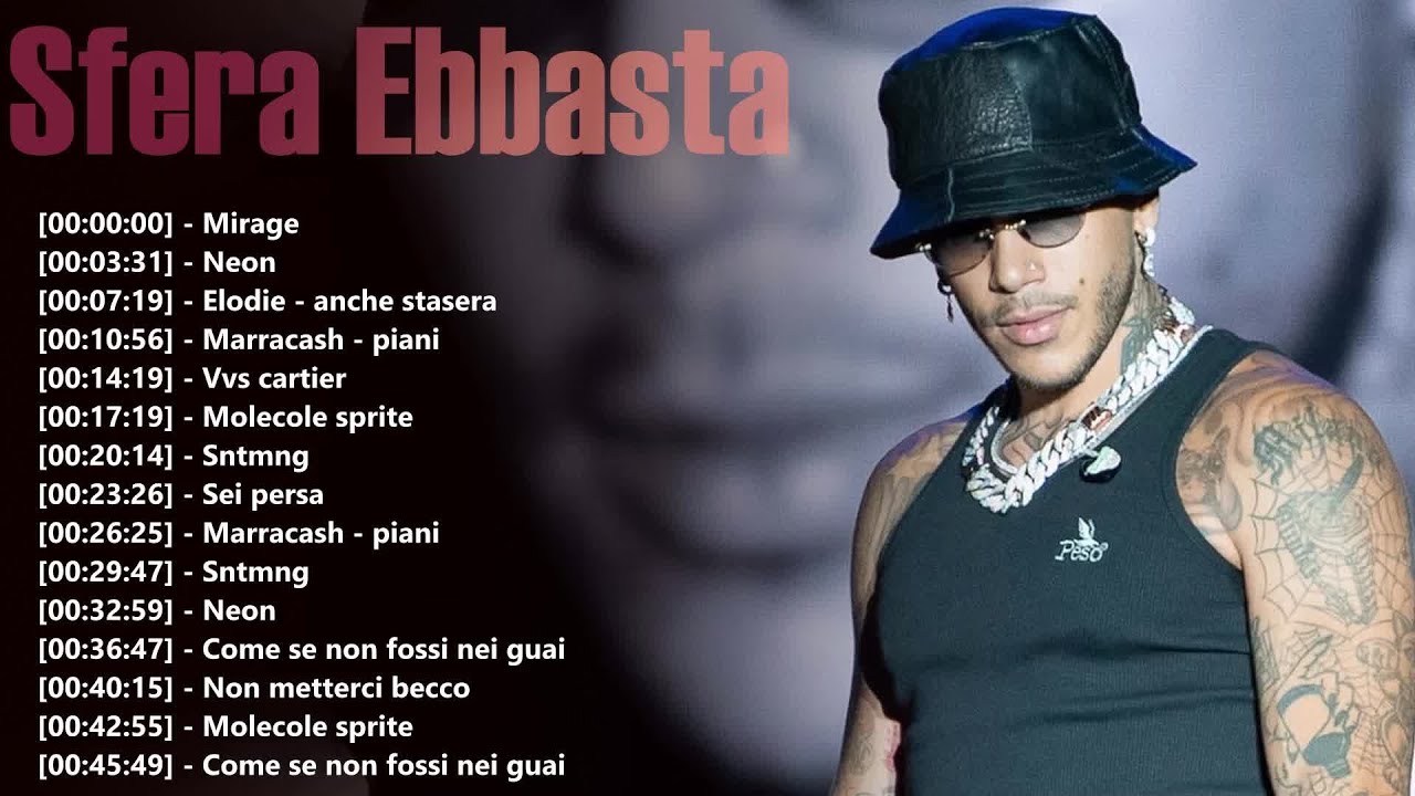Sfera Ebbasta greatest hits &ndash; Brani trap che hanno cambiato la scena urban italiana