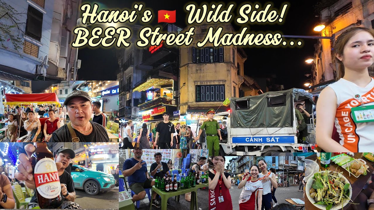 🇻🇳 Хаос на пивной улице Ханоя! Самая бурная ночная жизнь Вьетнама 😱🍻