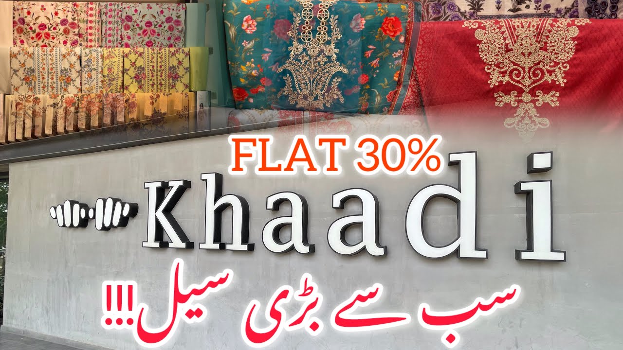 Khaadi flat 30% sale on Eid collection summer sale 2025#khaadi