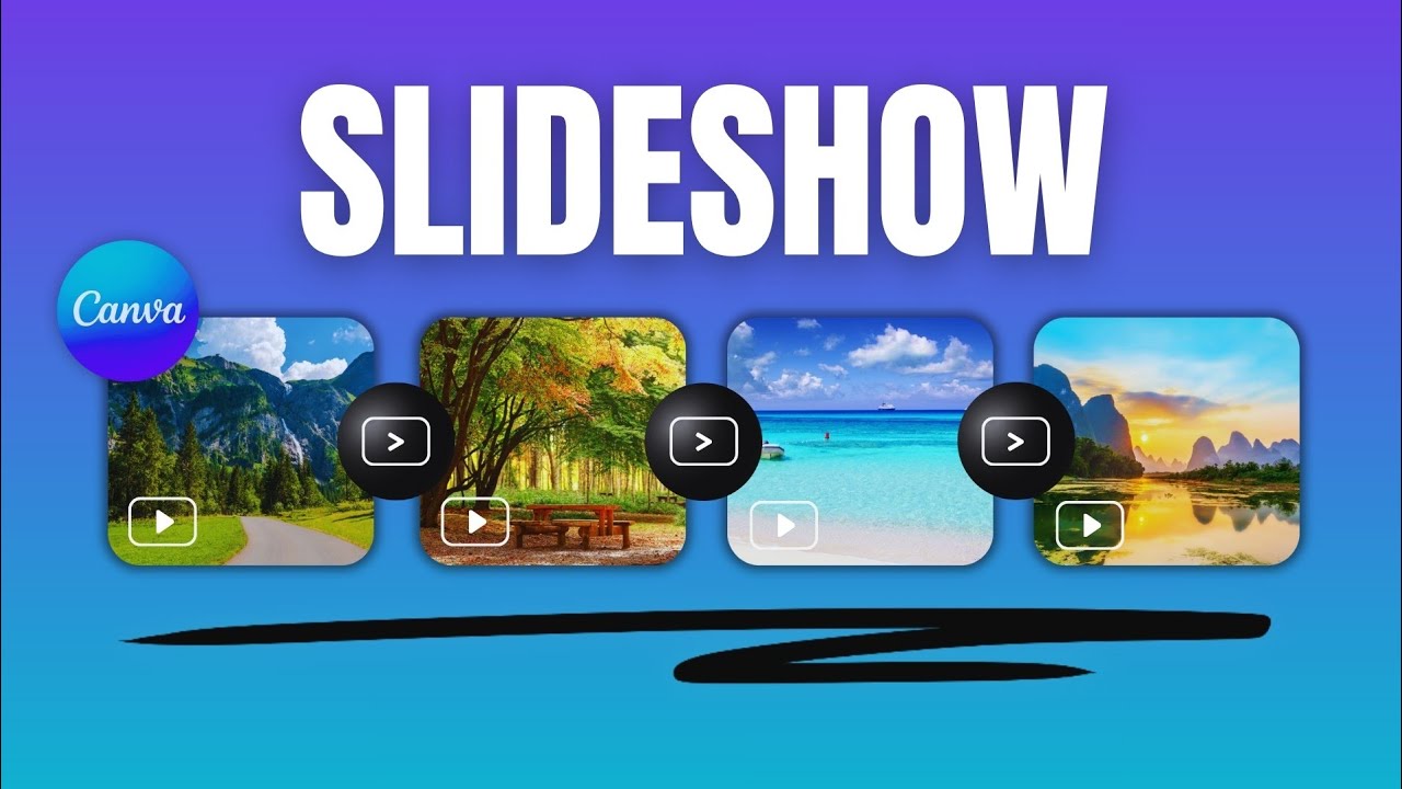 How To Create Slideshow Video (MP4) in Canva!
