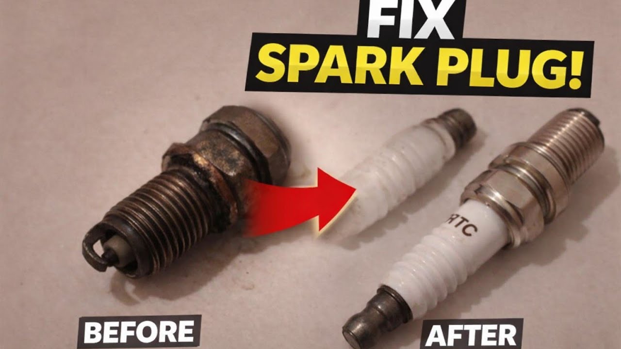 🚀Car spark plug service in two minutes⏰🎯